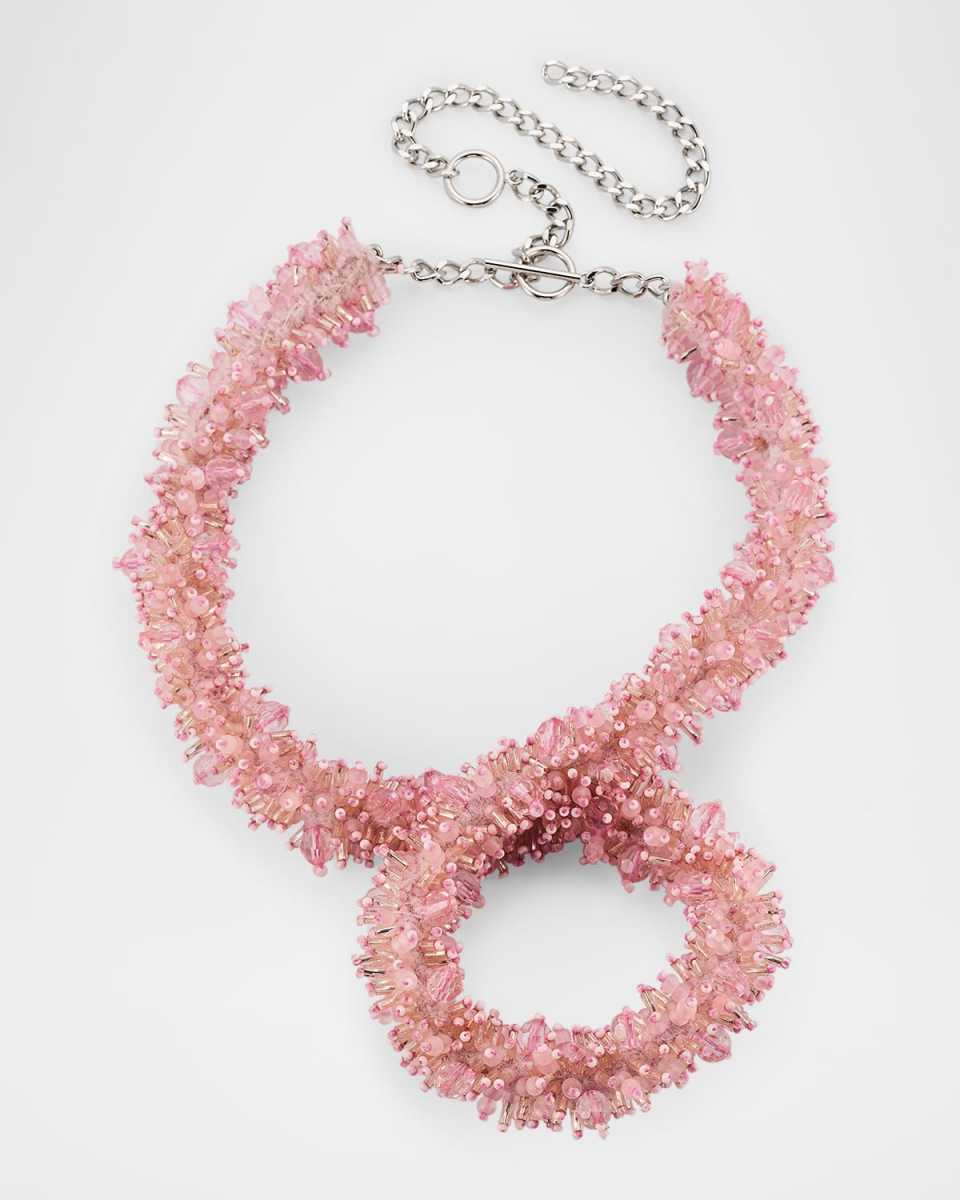 Beaded Brass Necklace